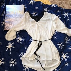 Beautiful black and white blouse